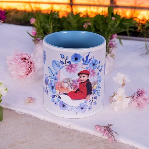 Blue Mug 325ml - Image 4