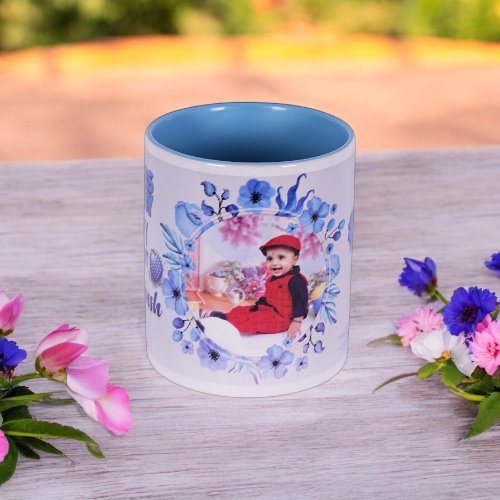 Blue Mug 325ml - Image 2