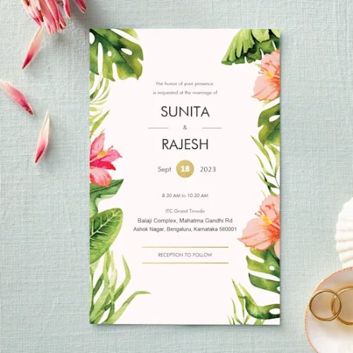 Texture Invitation Cards 280gsm (Birthday, Wedding Housewarming, Other Events) - Image 3