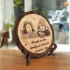 Personalized Wooden Friendship Photo Engraved Frame