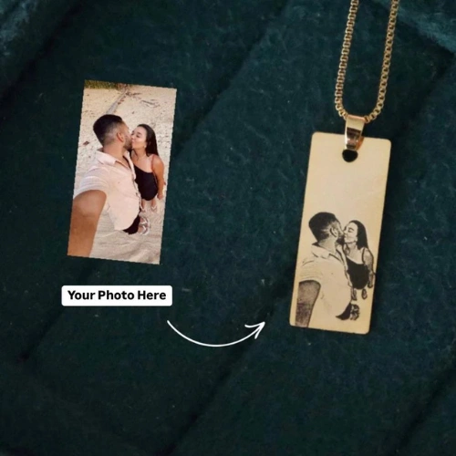 Personalized Photo Engraved Pendant